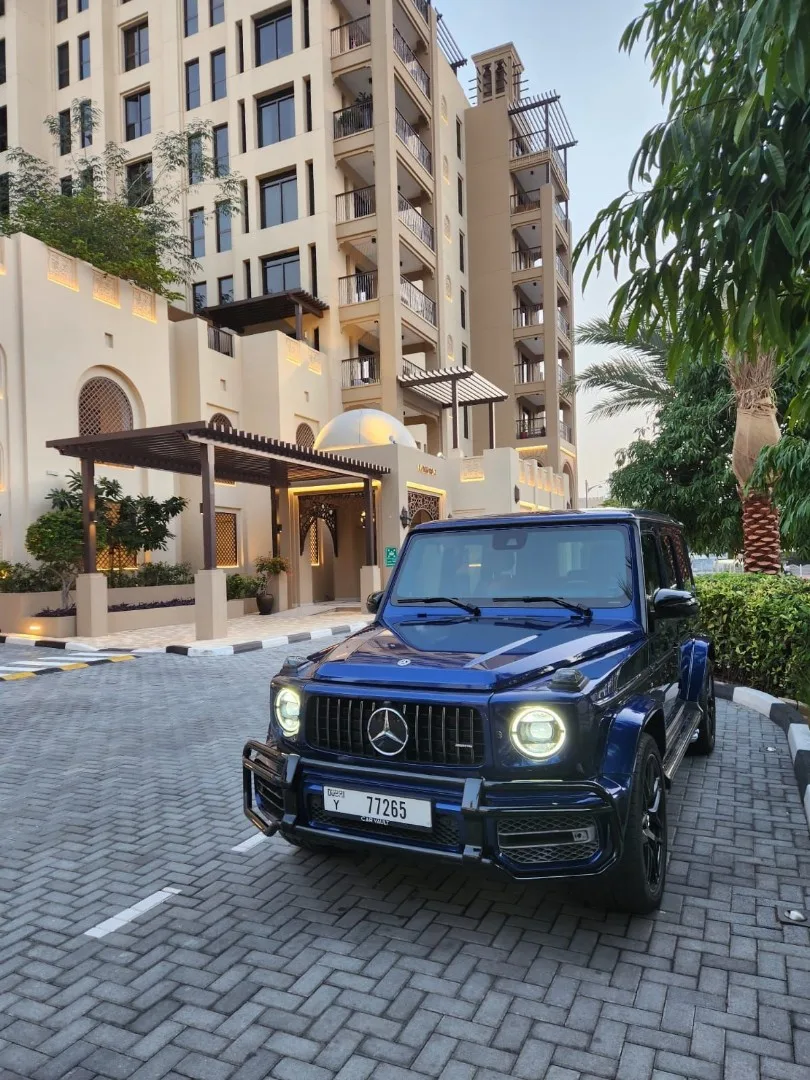 Mercedes-Benz G63 AMG (dark blue) rental Dubai
